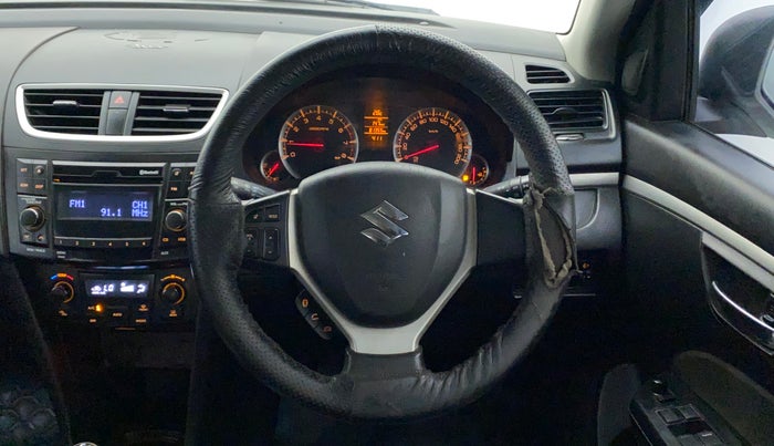 2017 Maruti Swift ZXI, Petrol, Manual, 81,355 km, Steering Wheel Close Up