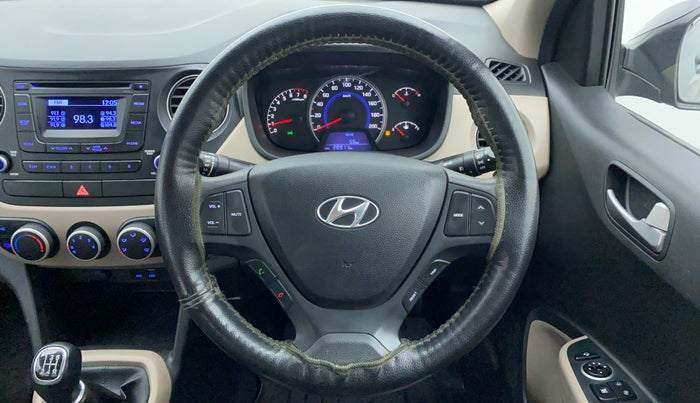2016 Hyundai Grand i10 SPORTZ 1.2 KAPPA VTVT, Petrol, Manual, 29,139 km, Steering Wheel Close Up