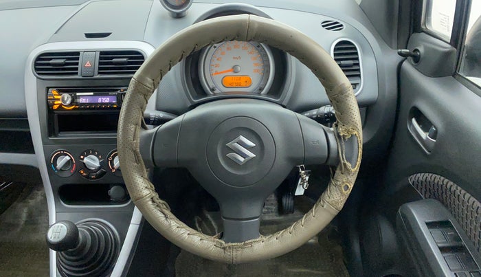 2013 Maruti Ritz VXI, Petrol, Manual, 41,035 km, Steering Wheel Close Up