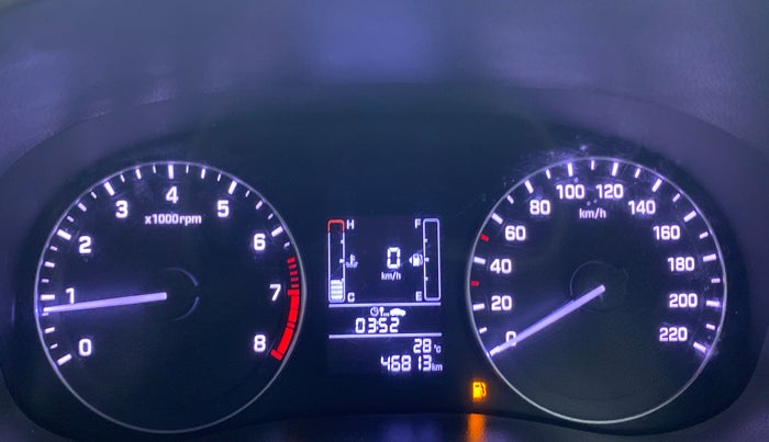 2017 Hyundai Creta 1.6 SX PLUS PETROL, Petrol, Manual, 47,521 km, Odometer Image