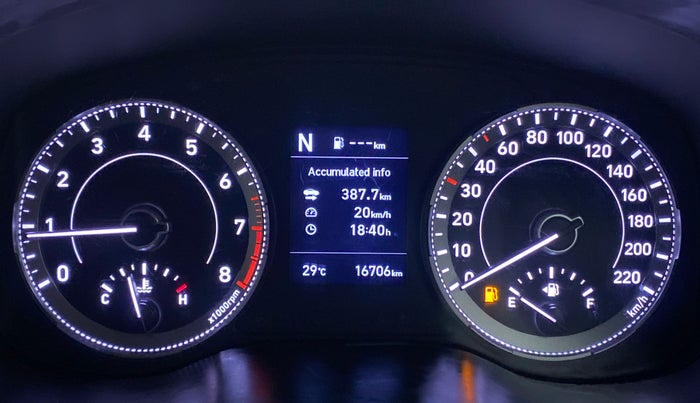 2020 Hyundai VENUE 1.0 Turbo GDI DCT SX+DT, Petrol, Automatic, 17,273 km, Odometer Image