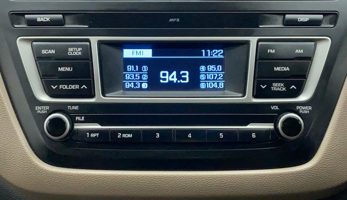 2018 Hyundai Elite i20 Magna Executive Diesel, Diesel, Manual, 43,857 km, Infotainment System