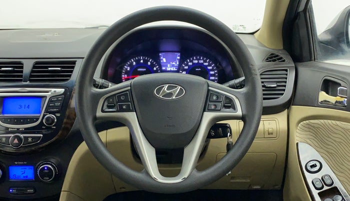 2012 Hyundai Verna FLUIDIC 1.6 VTVT EX, Petrol, Manual, 59,119 km, Steering Wheel Close Up