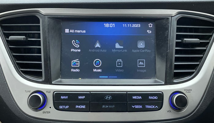 2019 Hyundai Verna 1.6 VTVT SX, Petrol, Manual, 70,668 km, Infotainment System