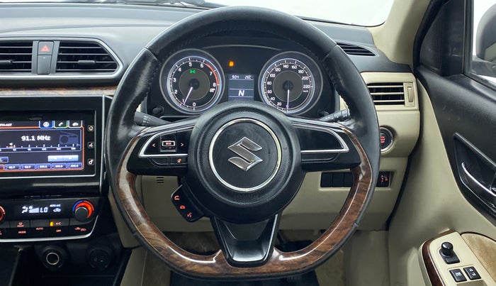 2017 Maruti Dzire ZXI Plus AMT, Petrol, Automatic, 76,239 km, Steering Wheel Close Up