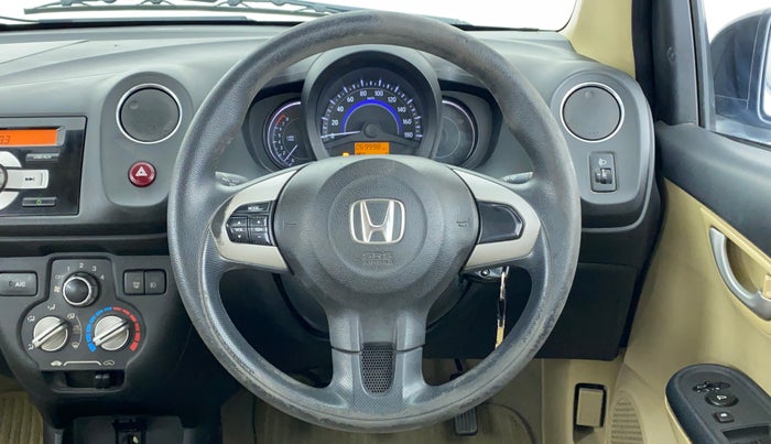 2015 Honda Amaze 1.2 VXMT I VTEC, Petrol, Manual, 70,758 km, Steering Wheel Close Up