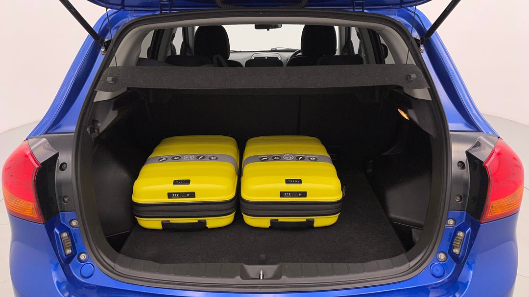 Boot Inside View with Luggage