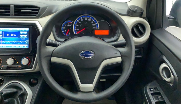 2019 Datsun Go Plus T(O), Petrol, Manual, 18,254 km, Steering Wheel Close Up