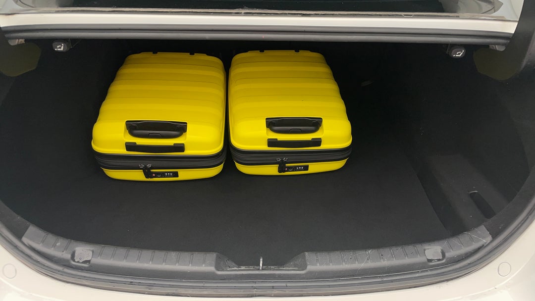 Boot Inside View with Luggage