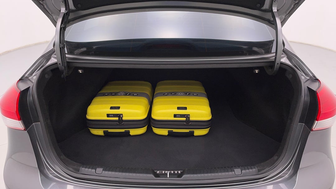 Boot Inside View with Luggage