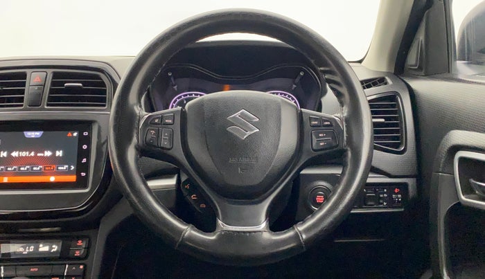2020 Maruti Vitara Brezza ZXI AT SHVS, Petrol, Automatic, 55,214 km, Steering Wheel Close Up