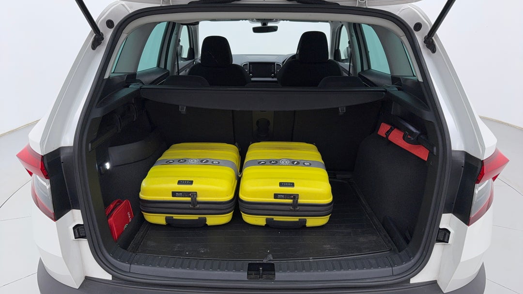 Boot Inside View with Luggage