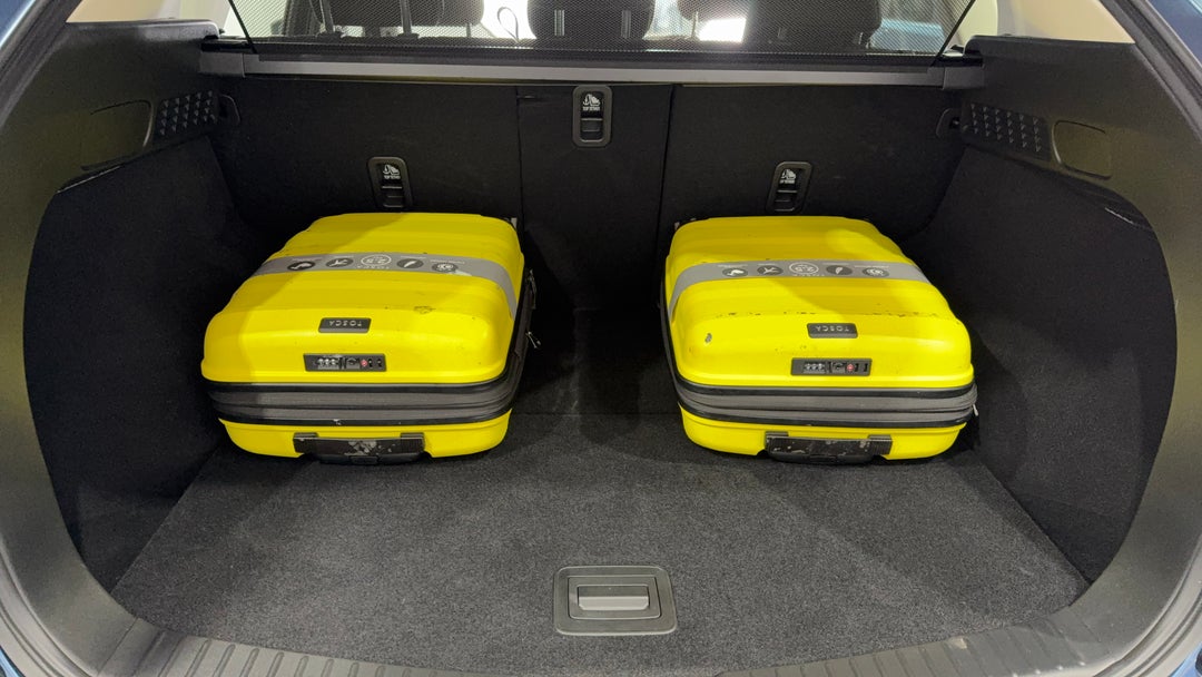 Boot Inside View with Luggage