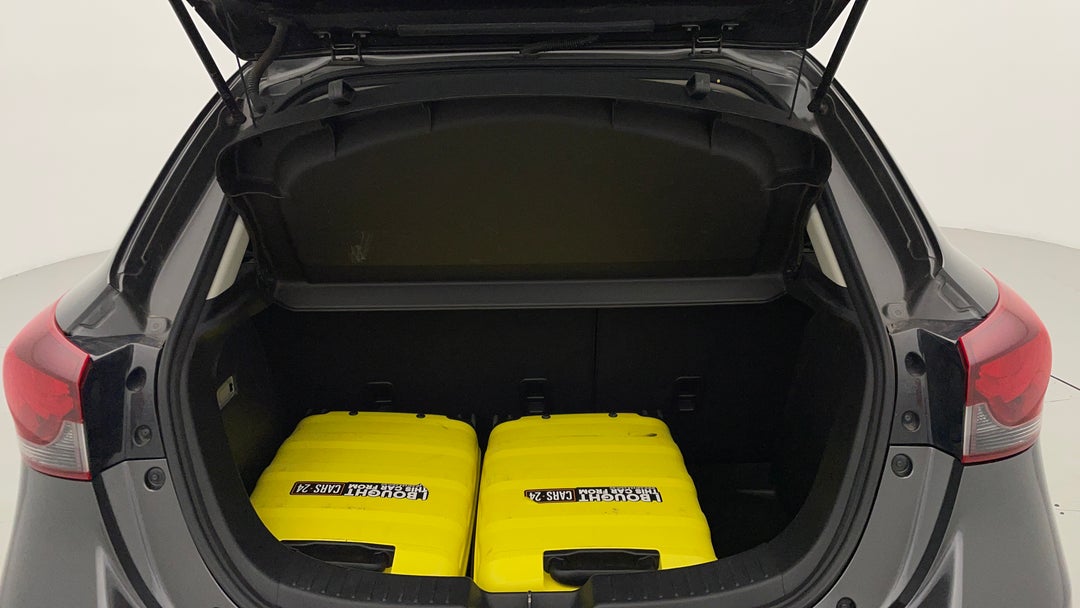 Boot Inside View with Luggage