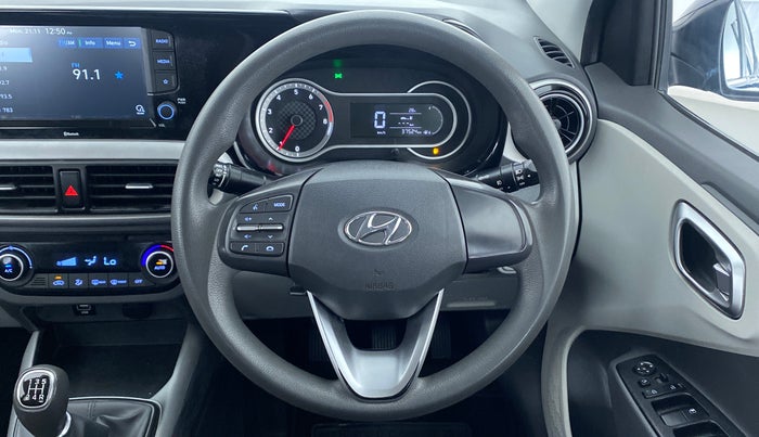 2020 Hyundai GRAND I10 NIOS SPORTZ PETROL, Petrol, Manual, 37,614 km, Steering Wheel Close Up
