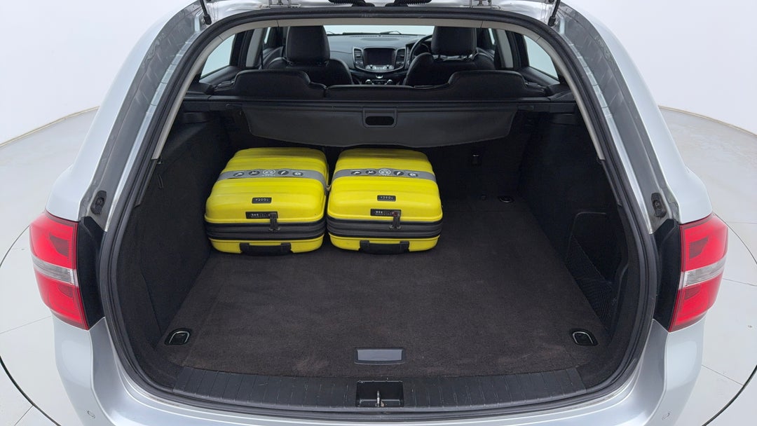 Boot Inside View with Luggage