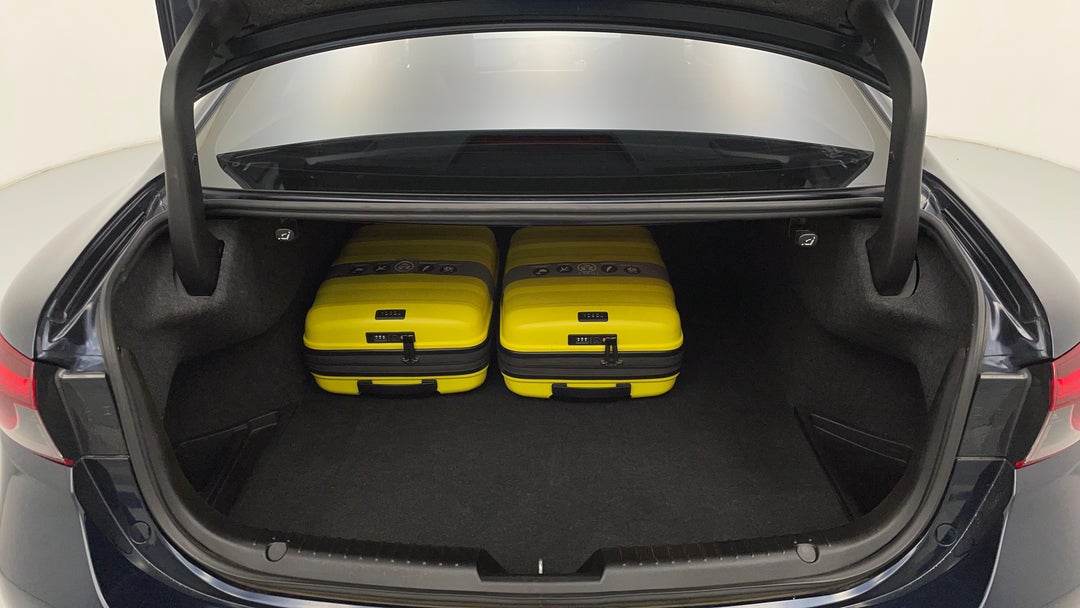 Boot Inside View with Luggage