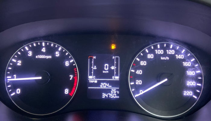 2015 Hyundai Elite i20 MAGNA 1.2, Petrol, Manual, 34,750 km, Odometer Image