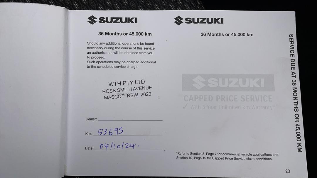 2022 Suzuki Vitara 1.6l, Automatic, 64287 km, Service History