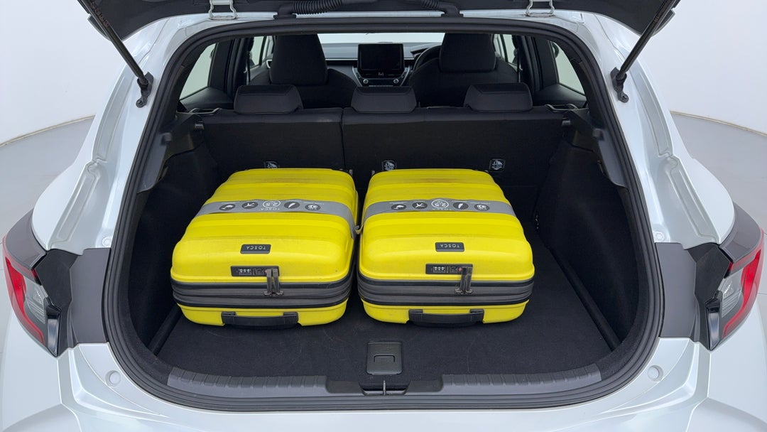 Boot Inside View with Luggage