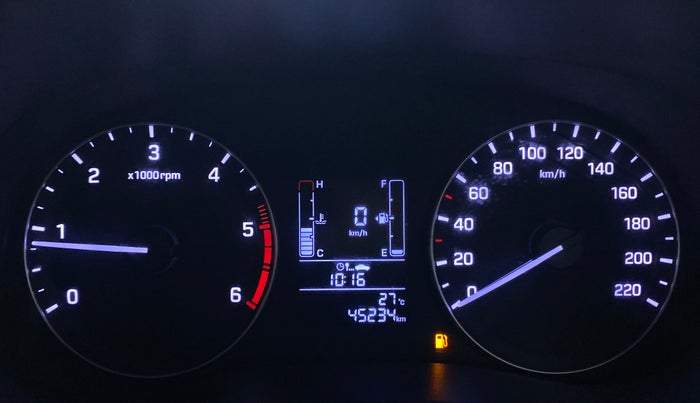 2019 Hyundai Creta 1.6 SX CRDI, Diesel, Manual, 45,274 km, Odometer Image