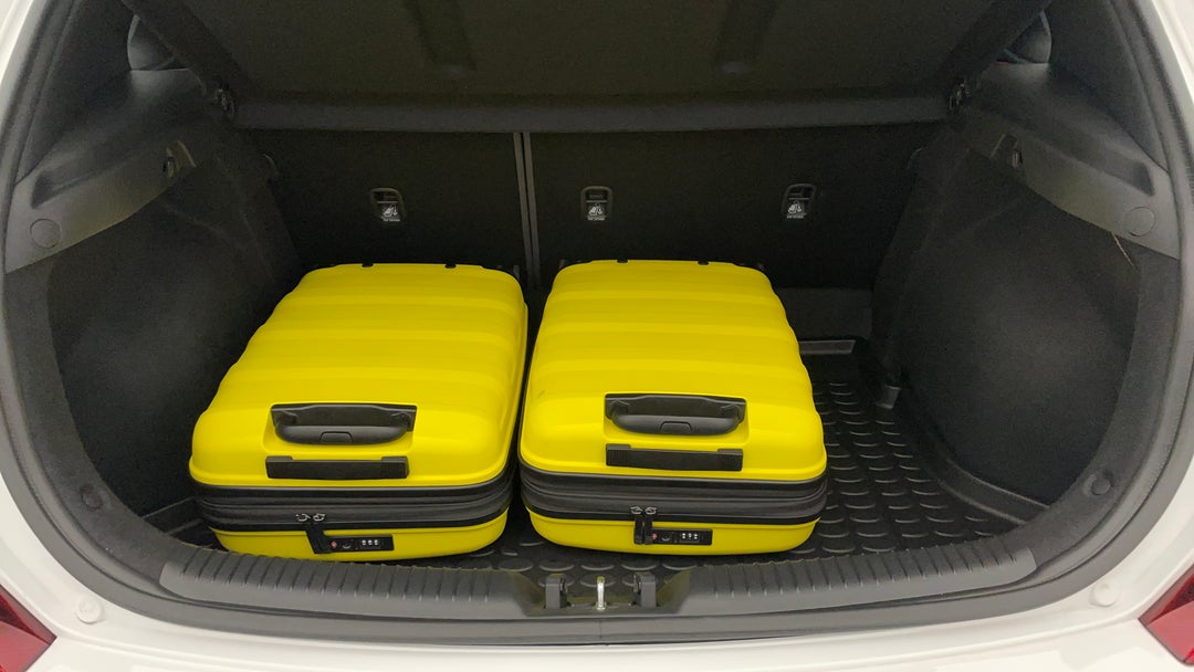 Boot Inside View with Luggage