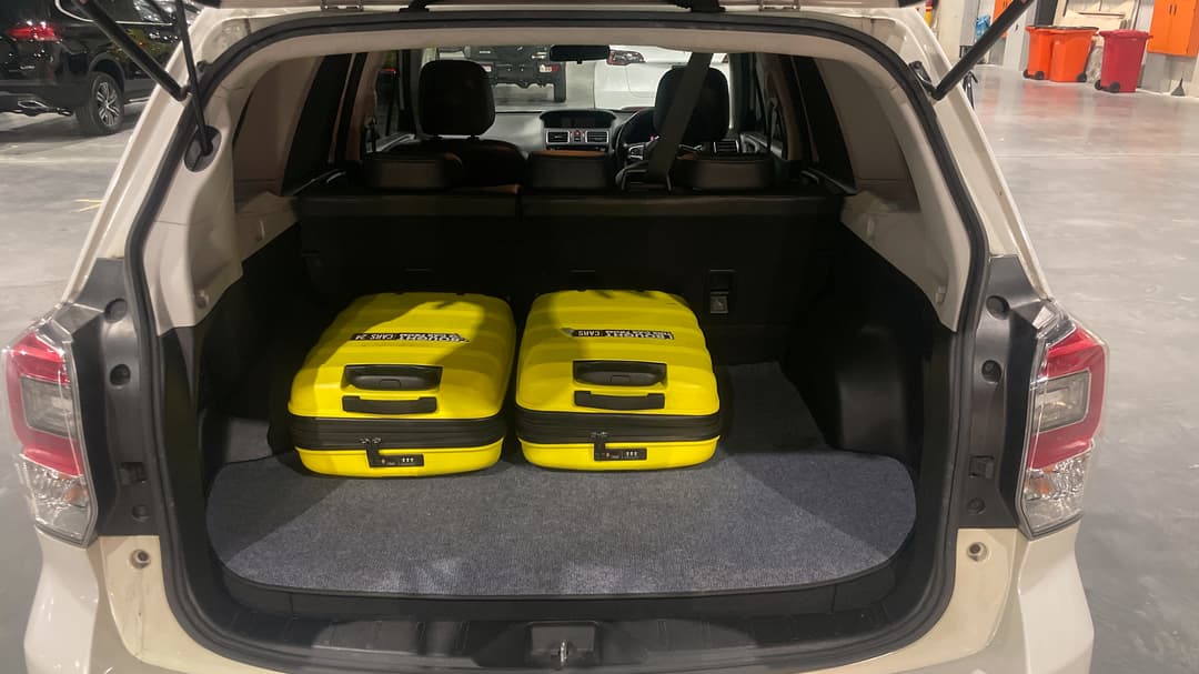 2016 Subaru Forester 2.0xt Premium, Automatic, 125852 km, Boot Inside View with Luggage