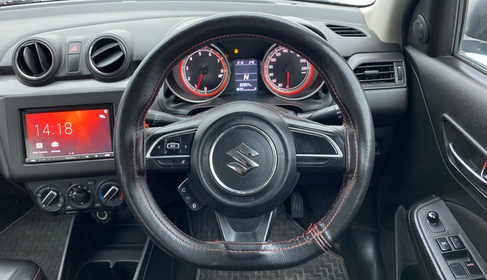 2018 Maruti Swift VXI AMT, Petrol, Automatic, 82,919 km, Steering Wheel Close Up