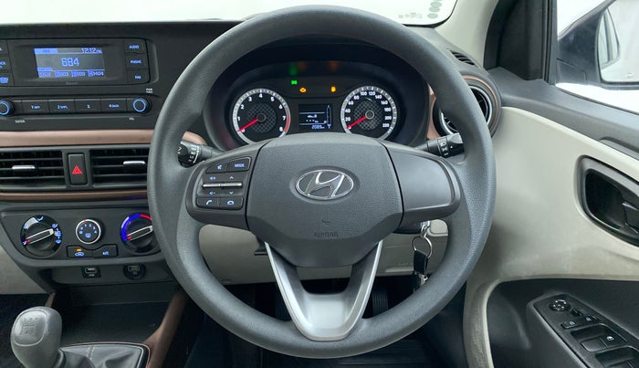 2022 Hyundai AURA S 1.2 Kappa MT, Petrol, Manual, 2,111 km, Steering Wheel Close Up
