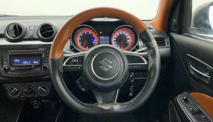 2019 Maruti Swift VXI, Petrol, Manual, 65,646 km, Steering Wheel Close Up