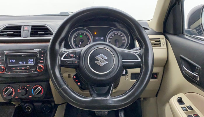2017 Maruti Dzire VXI AMT, Petrol, Automatic, 48,051 km, Steering Wheel Close Up