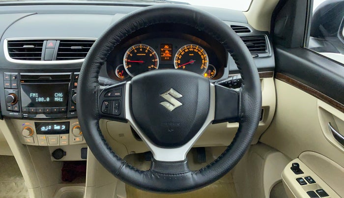 2014 Maruti Swift Dzire ZXI 1.2 BS IV, Petrol, Manual, 34,032 km, Steering Wheel Close Up