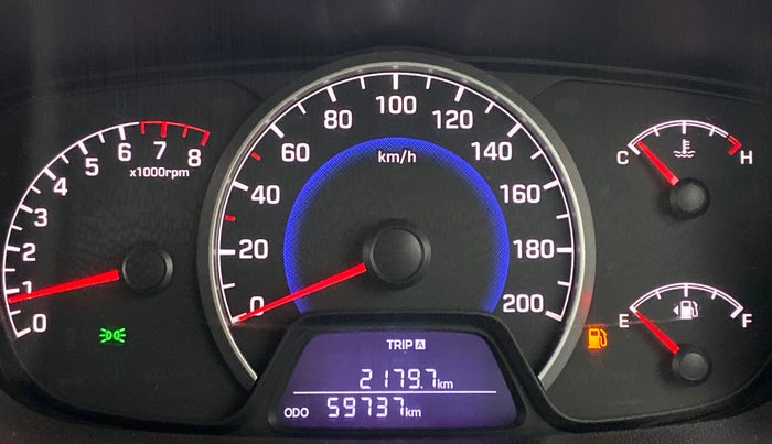 2017 Hyundai Grand i10 Sportz(O) 1.2 MT, Petrol, Manual, 59,797 km, Odometer Image