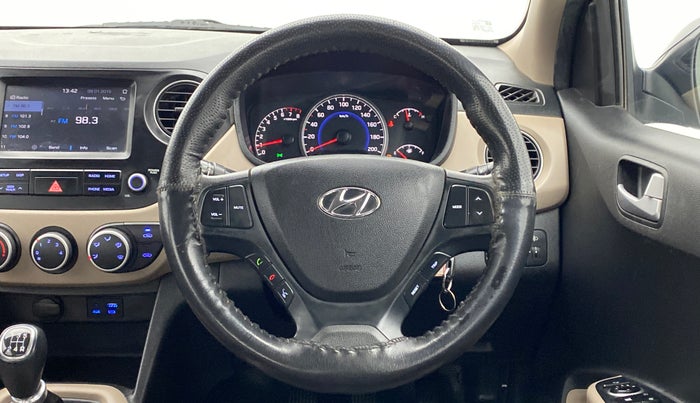2017 Hyundai Grand i10 Sportz(O) 1.2 MT, Petrol, Manual, 59,797 km, Steering Wheel Close Up