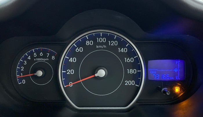 2011 Hyundai i10 ERA 1.1 IRDE, CNG, Manual, 73,280 km, Odometer Image