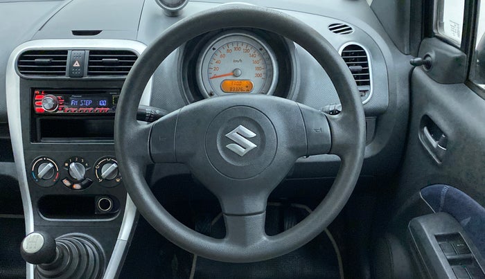 2010 Maruti Ritz VXI BS IV, Petrol, Manual, 83,476 km, Steering Wheel Close Up