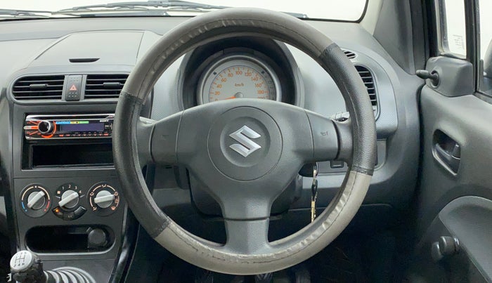 2010 Maruti Ritz LXI, Petrol, Manual, 52,358 km, Steering Wheel Close Up
