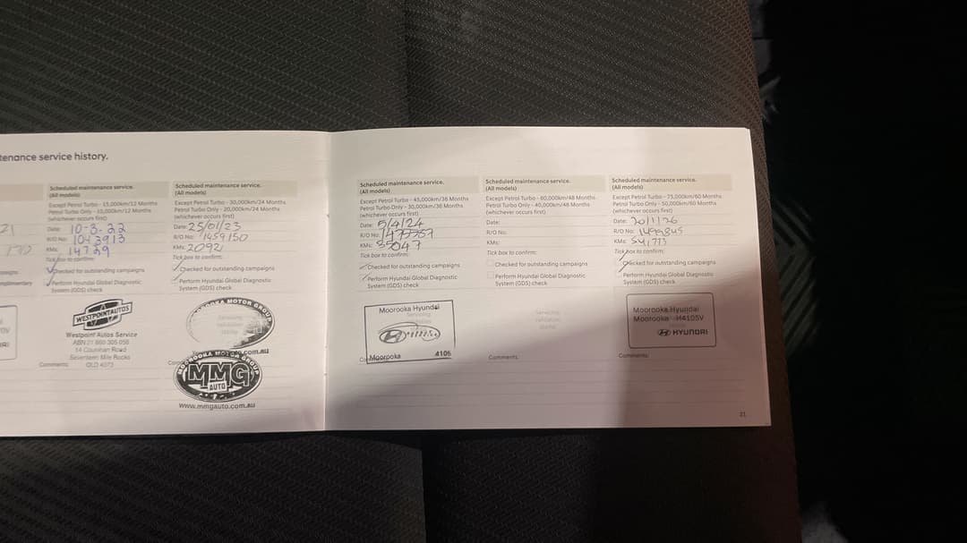 2020 Hyundai Tucson Active (2WD), Automatic, 62297 km, Service History