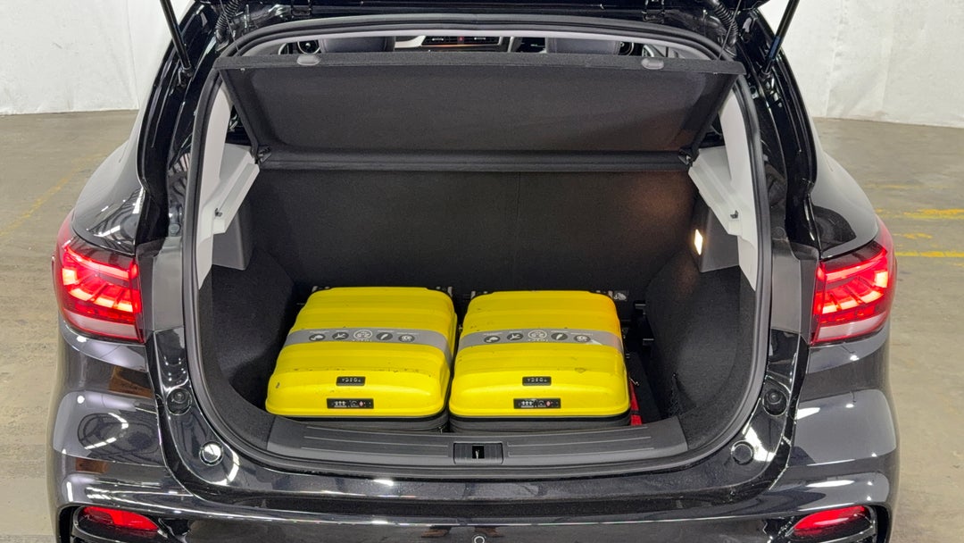 Boot Inside View with Luggage