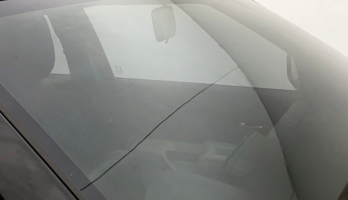 2017 Maruti IGNIS ZETA 1.2 AMT, Petrol, Automatic, 48,864 km, Front windshield - Minor spot on windshield