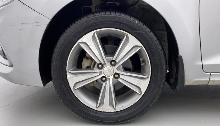 2018 Hyundai Verna 1.6 CRDI SX + AT, Diesel, Automatic, 91,198 km, Left Front Wheel