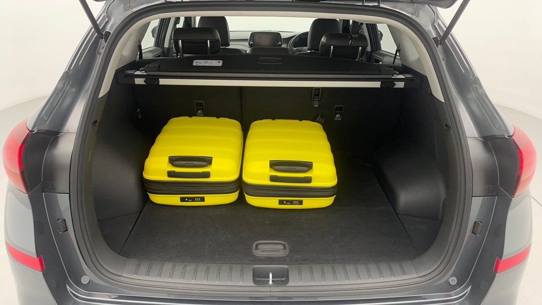Boot Inside View with Luggage