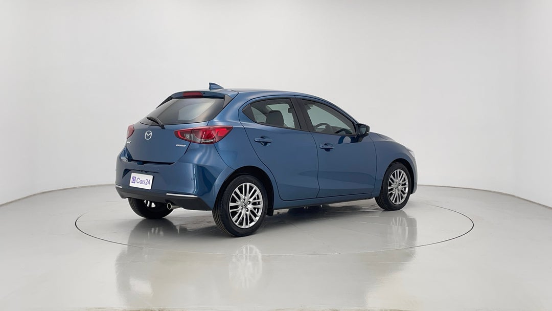 2021 Mazda 2 G15 Evolve, Automatic, 22949 km, Right Back Diagonal (45- Degree) View
