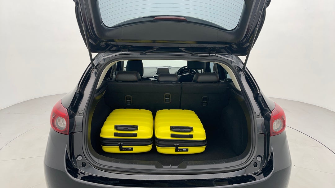 Boot Inside View with Luggage