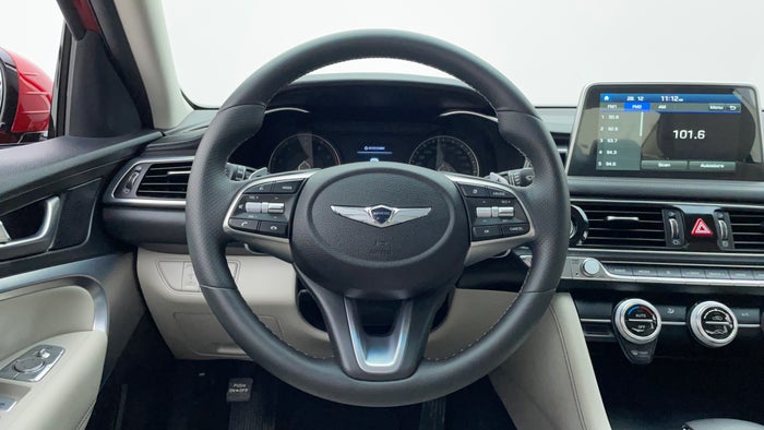 GENESIS G70-Steering Wheel Close-up