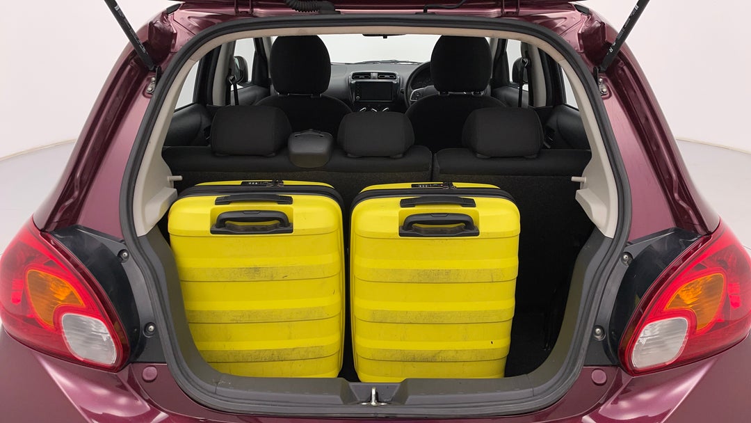 Boot Inside View with Luggage