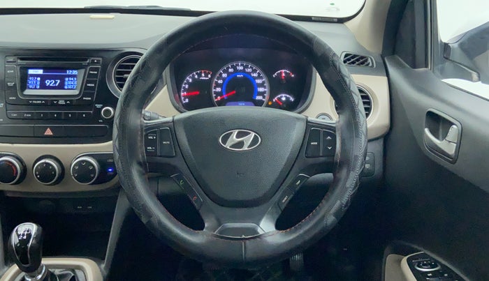 2014 Hyundai Grand i10 ASTA 1.1 CRDI, Diesel, Manual, 71,374 km, Steering Wheel Close Up