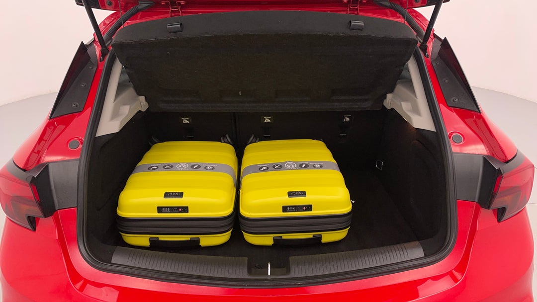 Boot Inside View with Luggage