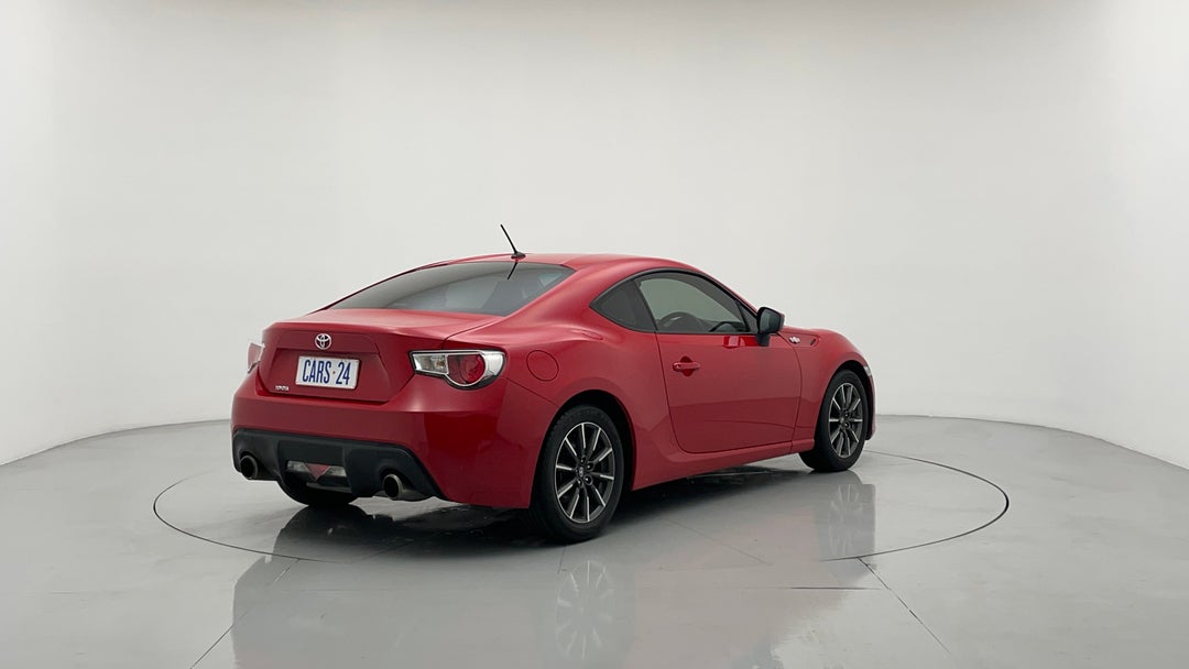 2013 Toyota 86 Gt, Manual, 93313 km, Right Back Diagonal (45- Degree) View