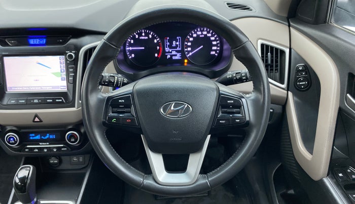 2016 Hyundai Creta 1.6 SX PLUS AUTO PETROL, Petrol, Automatic, 55,927 km, Steering Wheel Close Up
